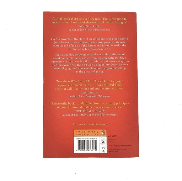 The Go-Giver Paperback Book - Picture 2 of 2